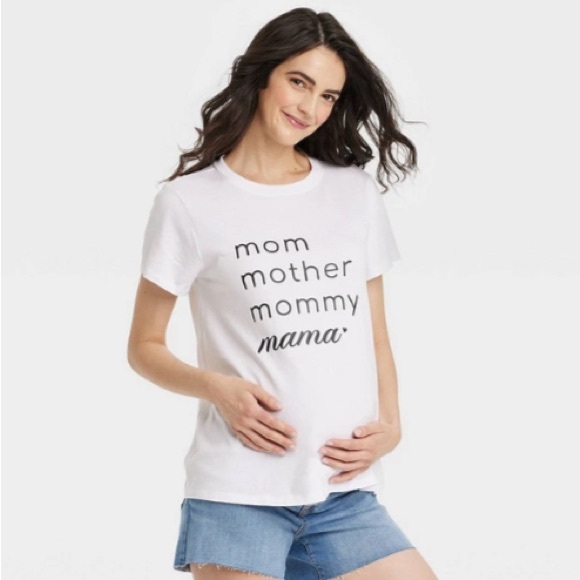 Isabel Maternity by Ingrid & Isabel Tops - NWT Maternity Shirt Sleeve Crewneck T-shirt